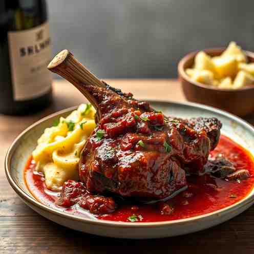 Slow Cooker Beef Shanks - Red Wine Recipe
